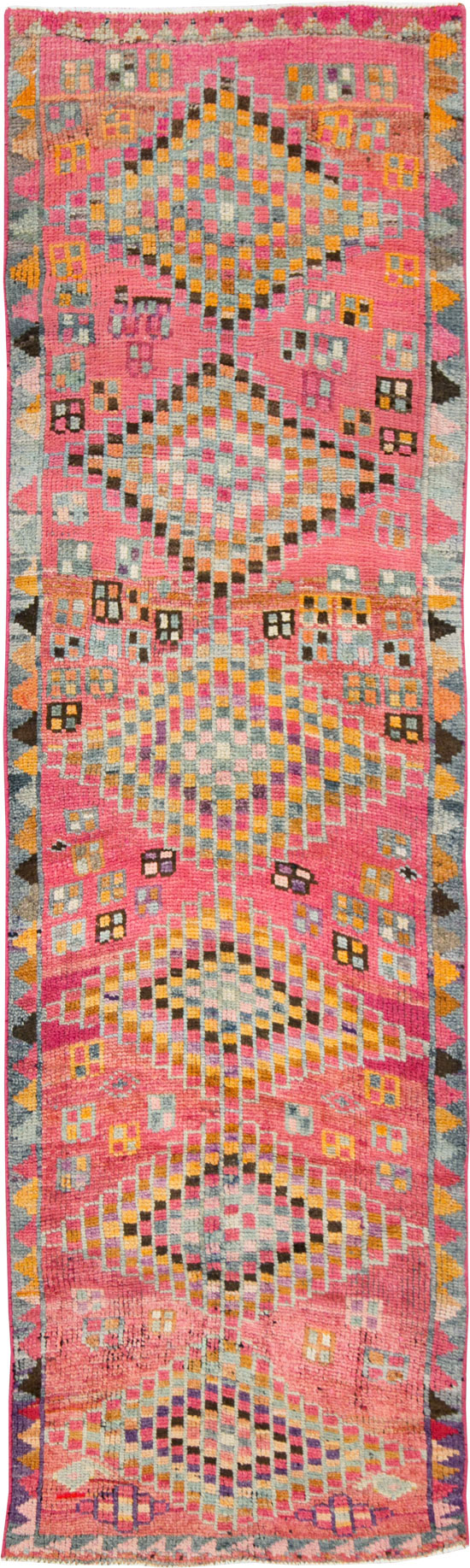 Vintage Turkish Anatolian Runner, No.28289 - Gss