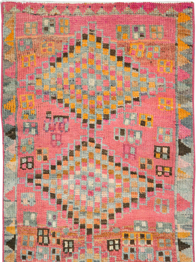Vintage Turkish Anatolian Runner, No.28289 - Gss