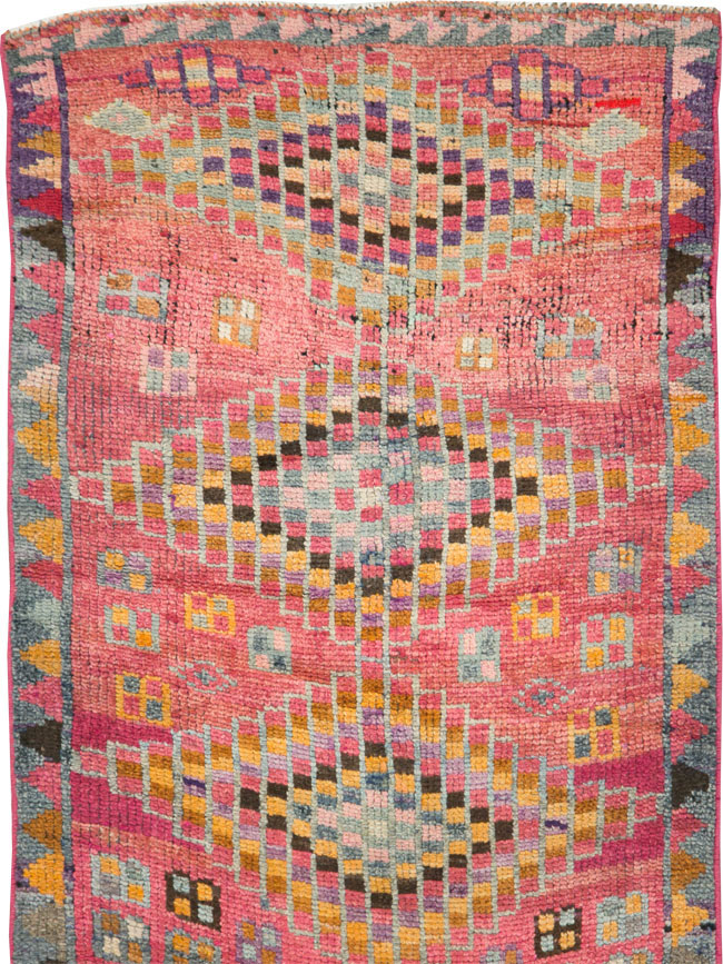 Vintage Turkish Anatolian Runner, No.28289 - Gss