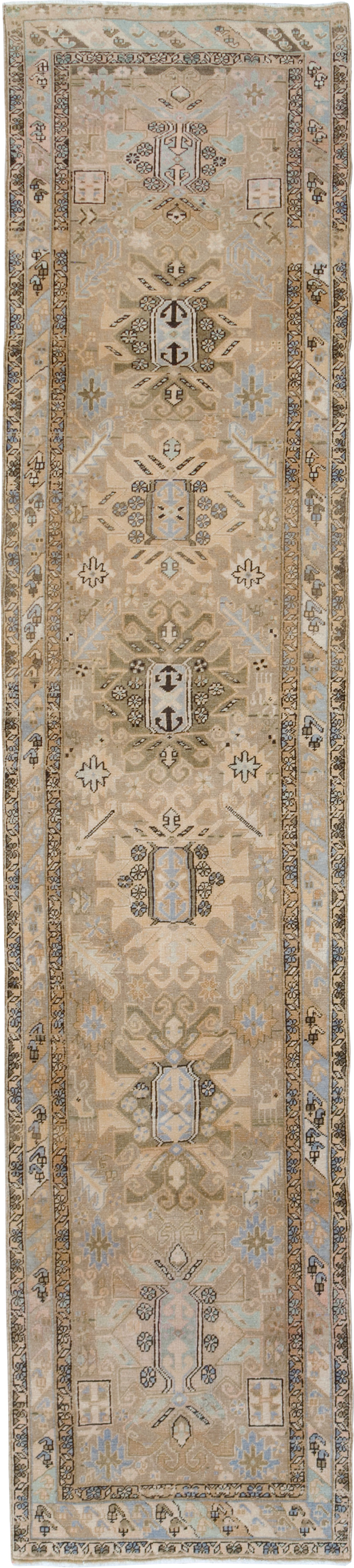 Vintage Persian Heriz Runner (Pair: 1 of 2), No.28293 - Gss