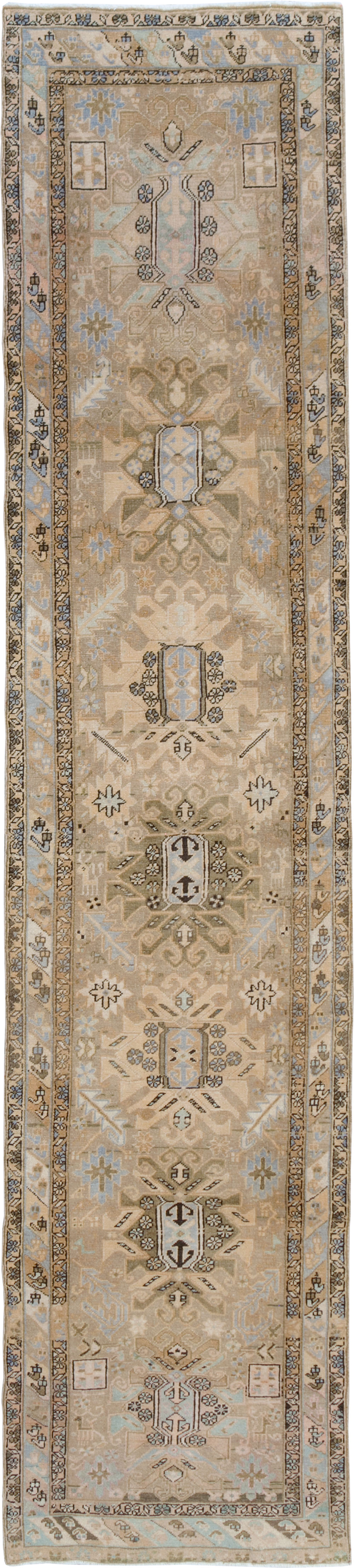 Vintage Persian Heriz Runner (Pair: 1 of 2), No.28293 - Gss