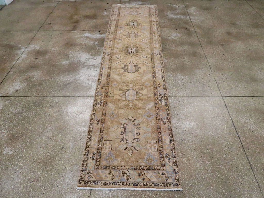 Vintage Persian Heriz Runner (Pair: 1 of 2), No.28293 - Gss