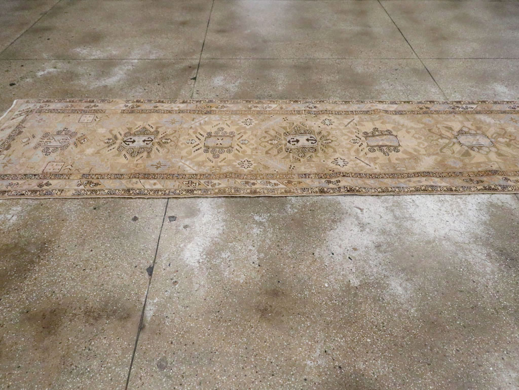 Vintage Persian Heriz Runner (Pair: 1 of 2), No.28293 - Gss