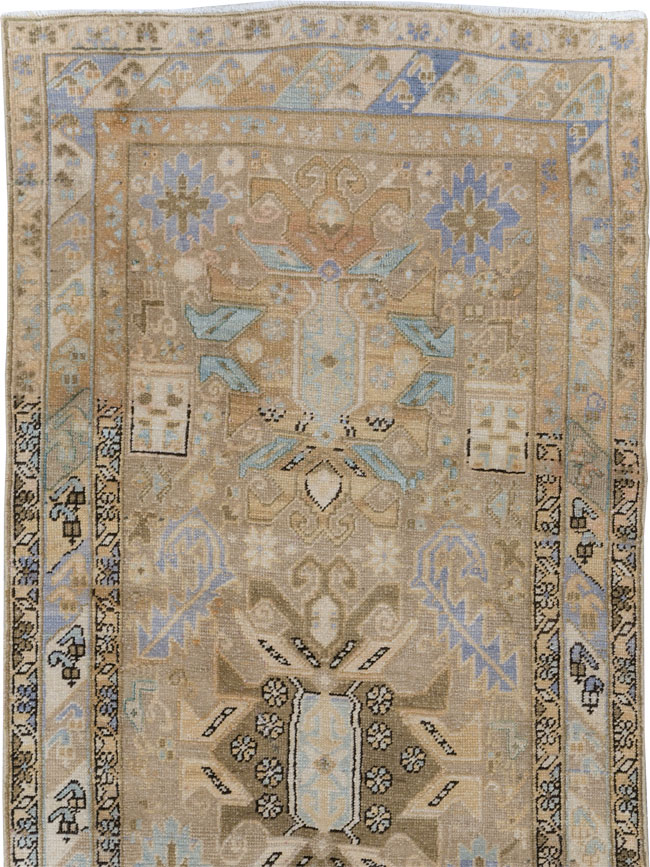 Vintage Persian Heriz Runner (Pair: 2 of 2), No.28294 - Gss