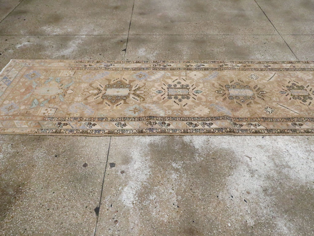 Vintage Persian Heriz Runner (Pair: 2 of 2), No.28294 - Gss
