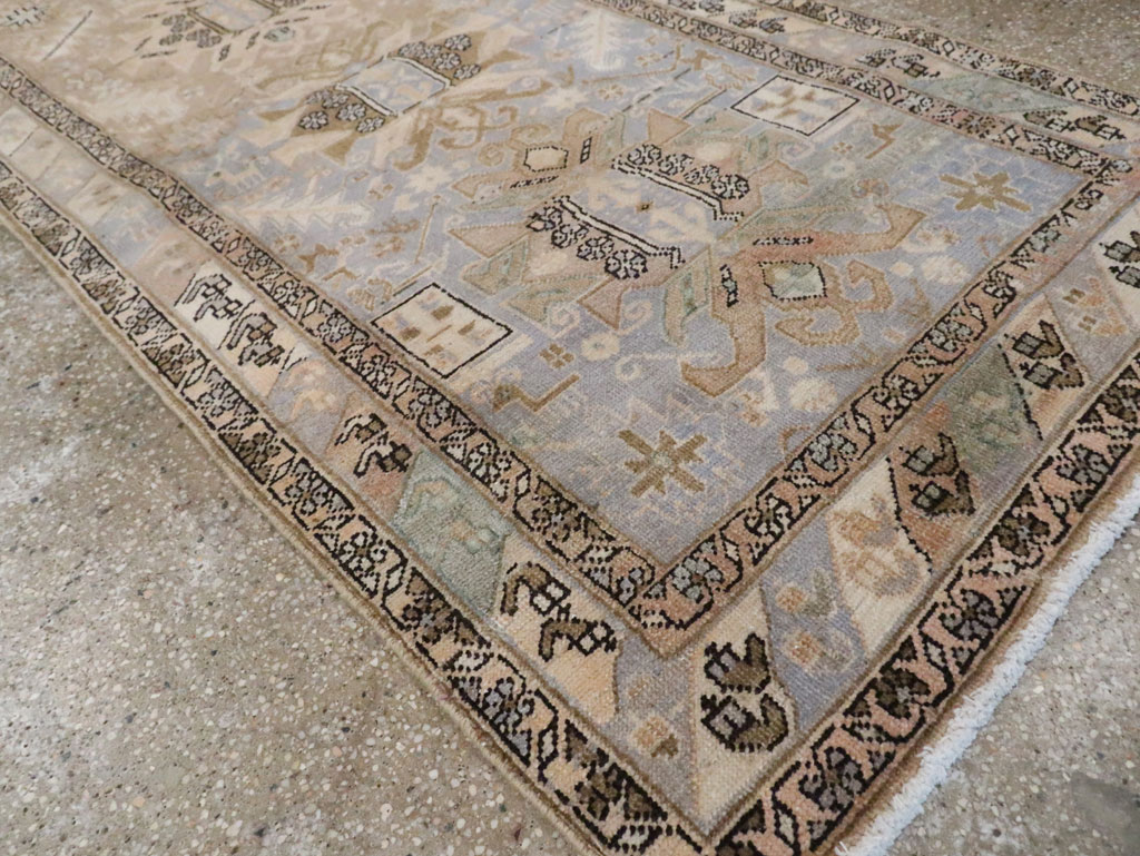 Vintage Persian Heriz Runner (Pair: 2 of 2), No.28294 - Gss