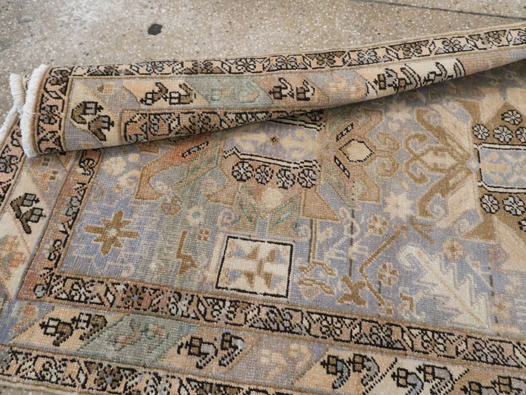 Vintage Persian Heriz Runner (Pair: 2 of 2), No.28294 - Gss