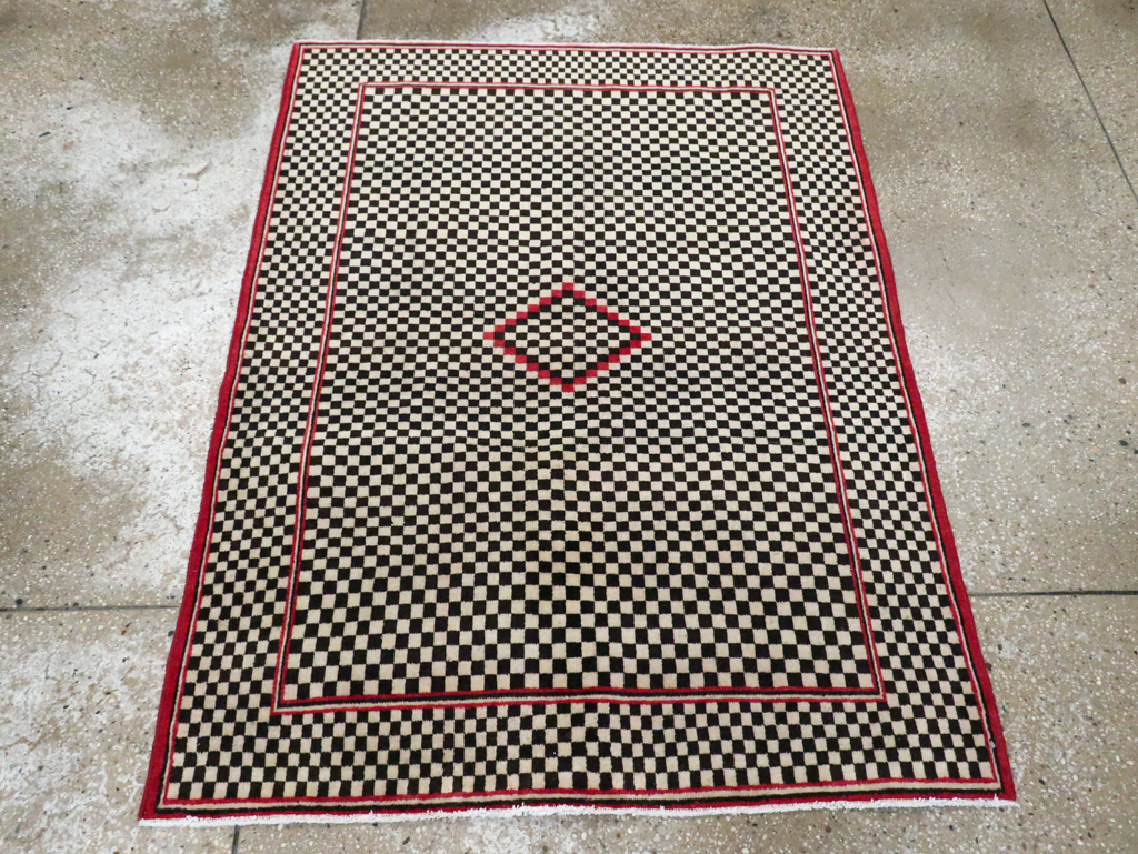 Vintage Persian Afshar Rug, No.28296 - Gss