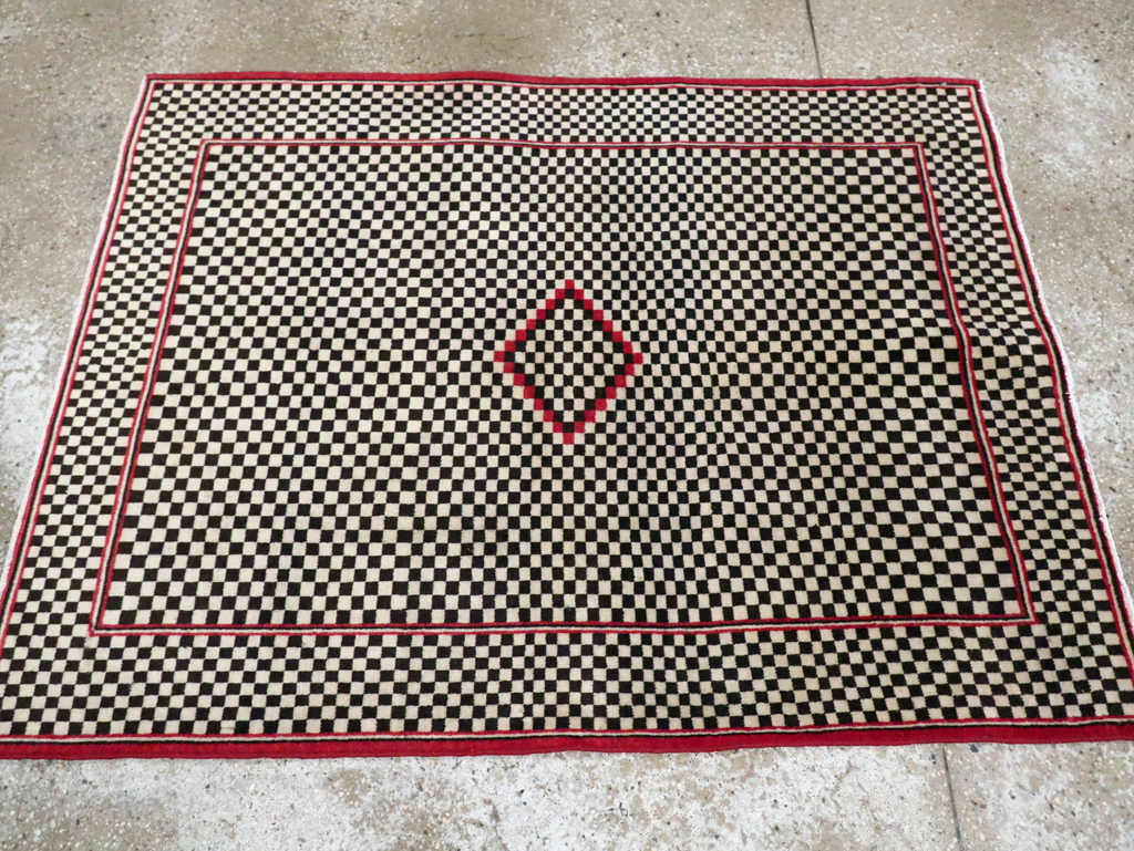 Vintage Persian Afshar Rug, No.28296 - Gss