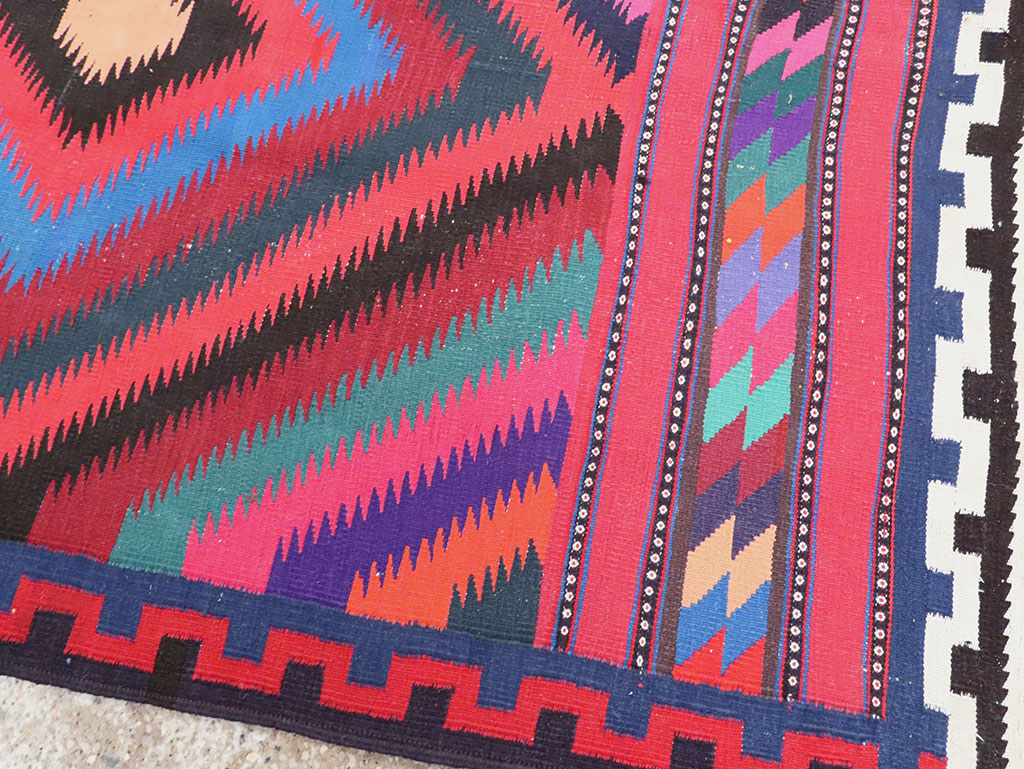 Vintage Persian Flatweave, No.28298 - Gss