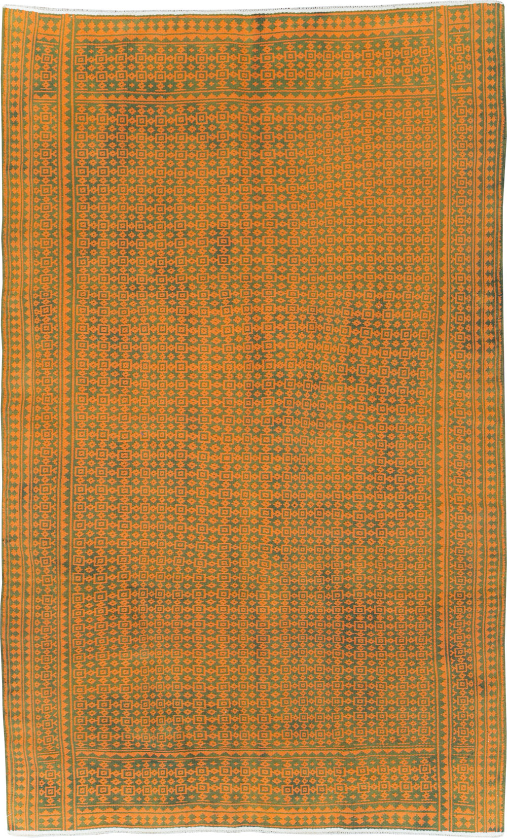 Vintage Persian Cotton Flatweave, No.28300 - Gss