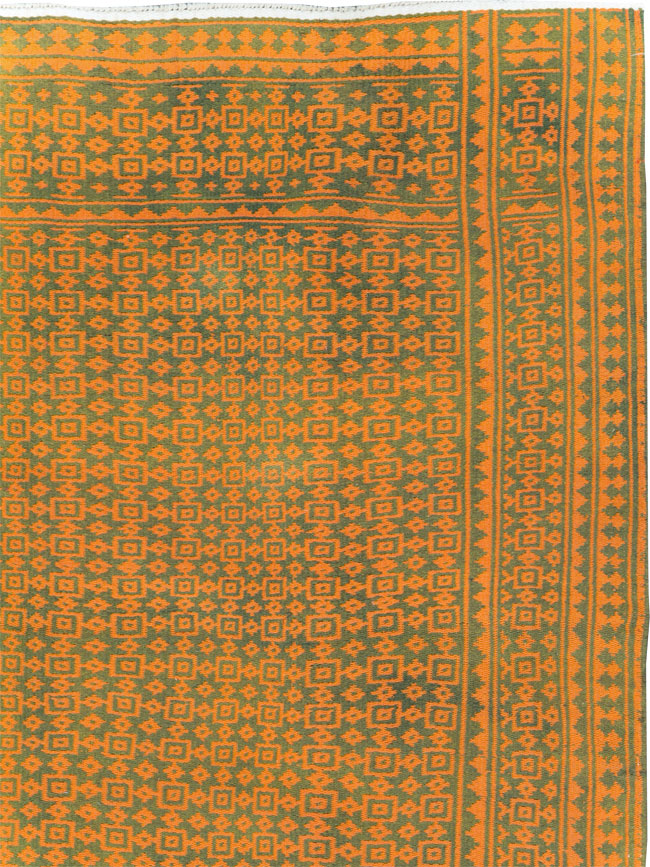 Vintage Persian Cotton Flatweave, No.28300 - Gss
