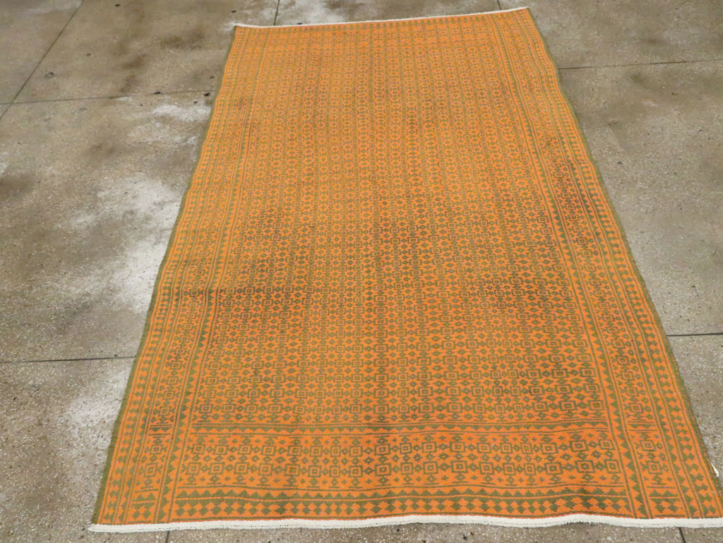 Vintage Persian Cotton Flatweave, No.28300 - Gss