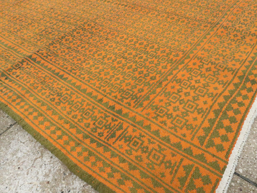 Vintage Persian Cotton Flatweave, No.28300 - Gss