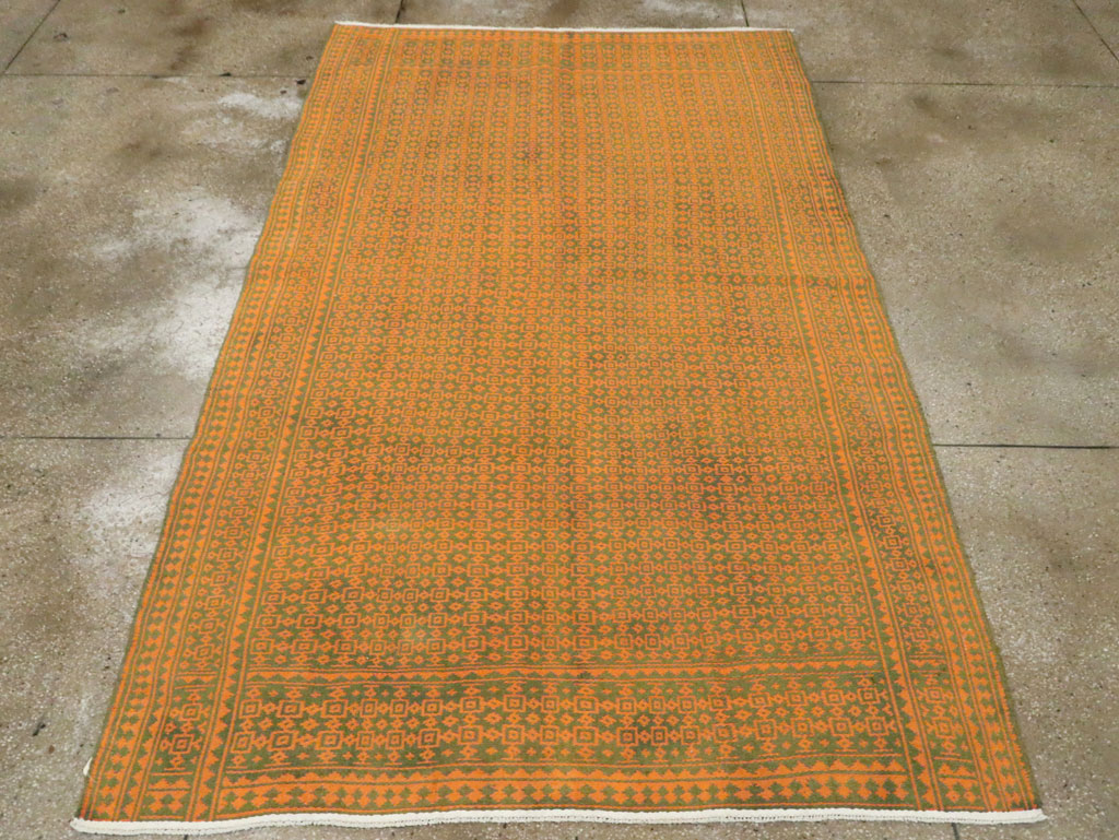 Vintage Persian Cotton Flatweave, No.28300 - Gss