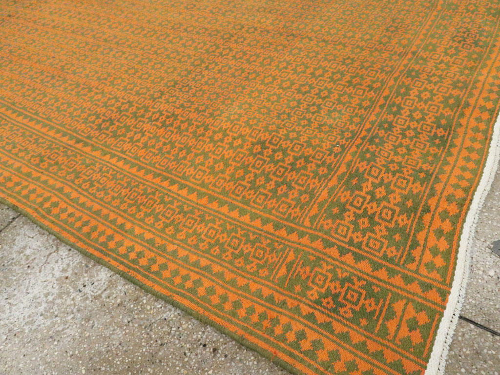 Vintage Persian Cotton Flatweave, No.28300 - Gss