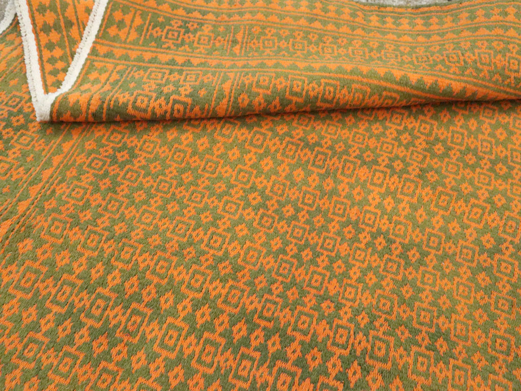 Vintage Persian Cotton Flatweave, No.28300 - Gss