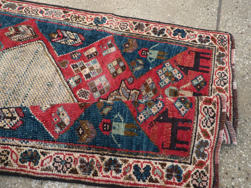 Vintage Persian Mahal Runner, No.28301 - Gss