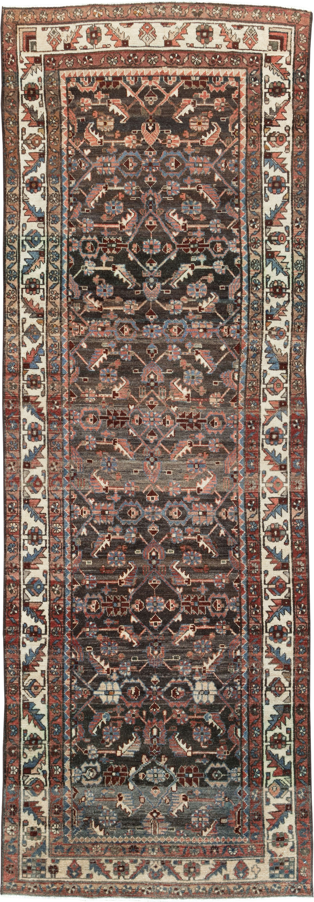 Vintage Persian Malayer Runner, No.28304 - Gss