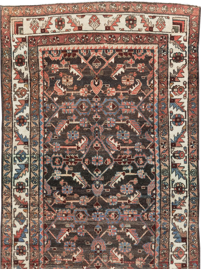 Vintage Persian Malayer Runner, No.28304 - Gss