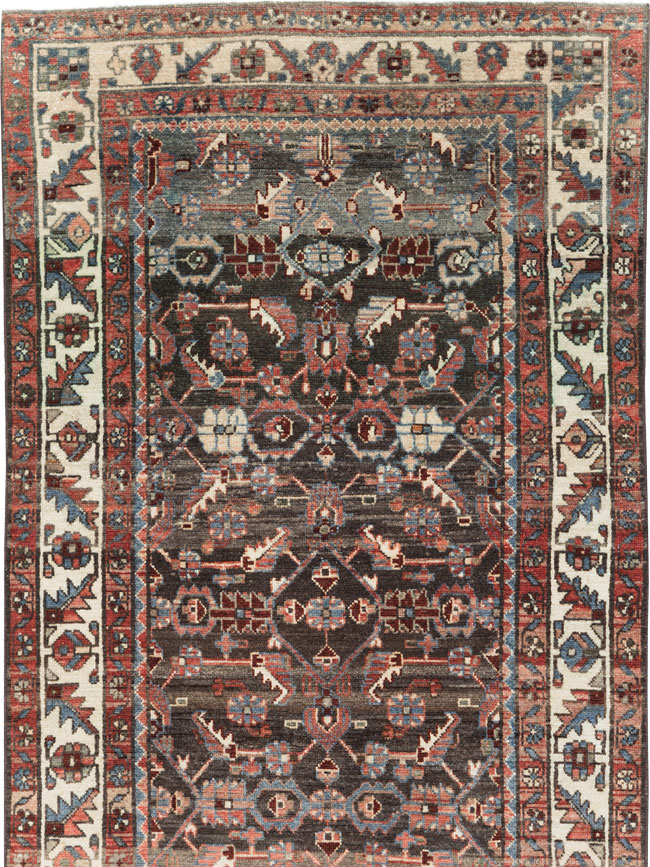 Vintage Persian Malayer Runner, No.28304 - Gss