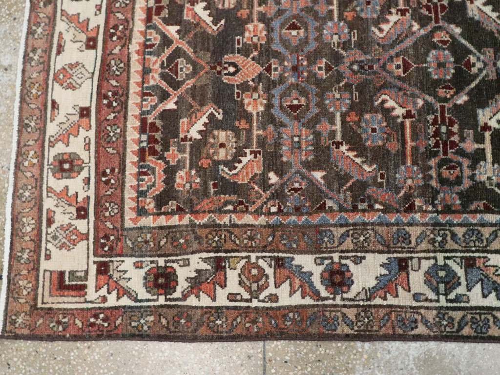 Vintage Persian Malayer Runner, No.28304 - Gss