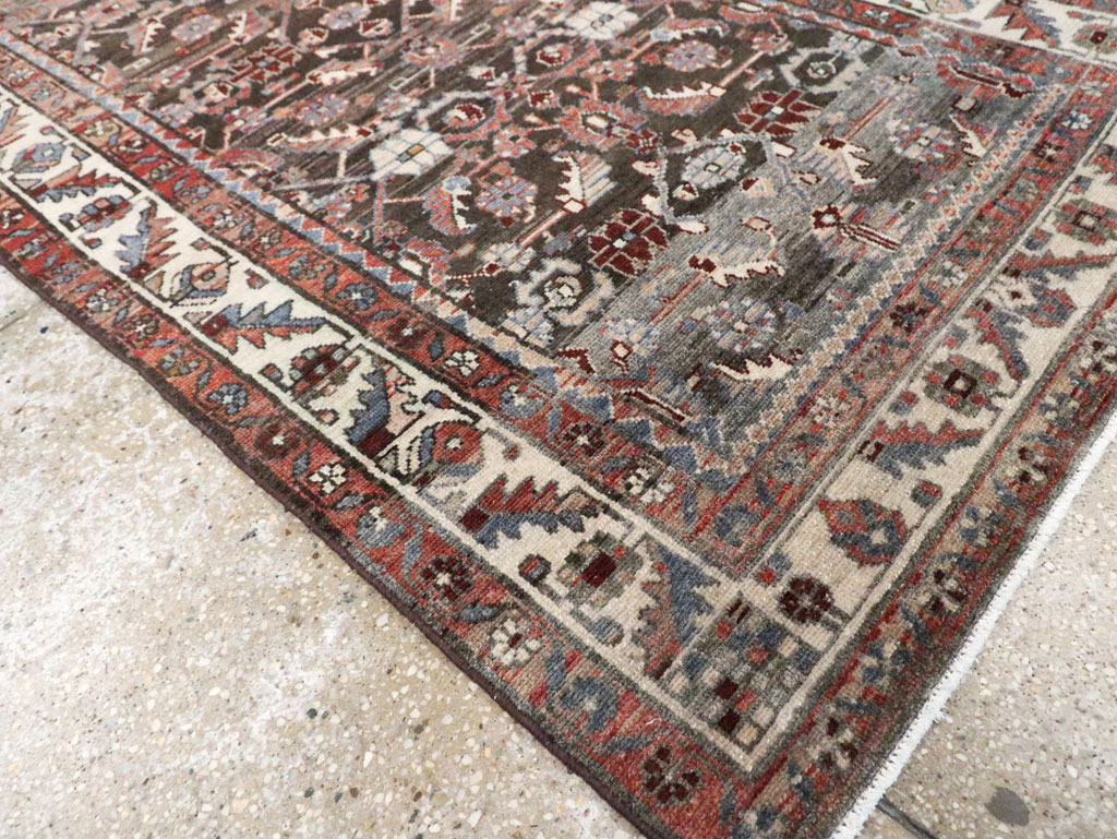 Vintage Persian Malayer Runner, No.28304 - Gss