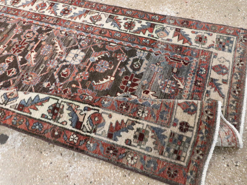 Vintage Persian Malayer Runner, No.28304 - Gss