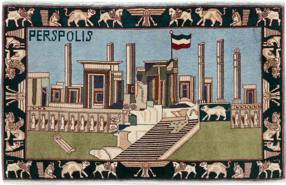 Vintage Persian Tabriz Rug, No.28315 - Gss