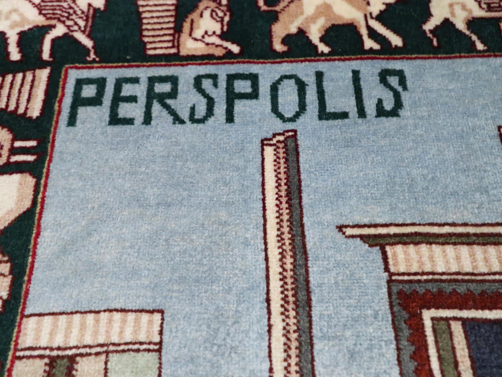 Vintage Persian Tabriz Rug, No.28315 - Gss