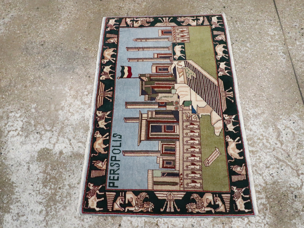 Vintage Persian Tabriz Rug, No.28315 - Gss