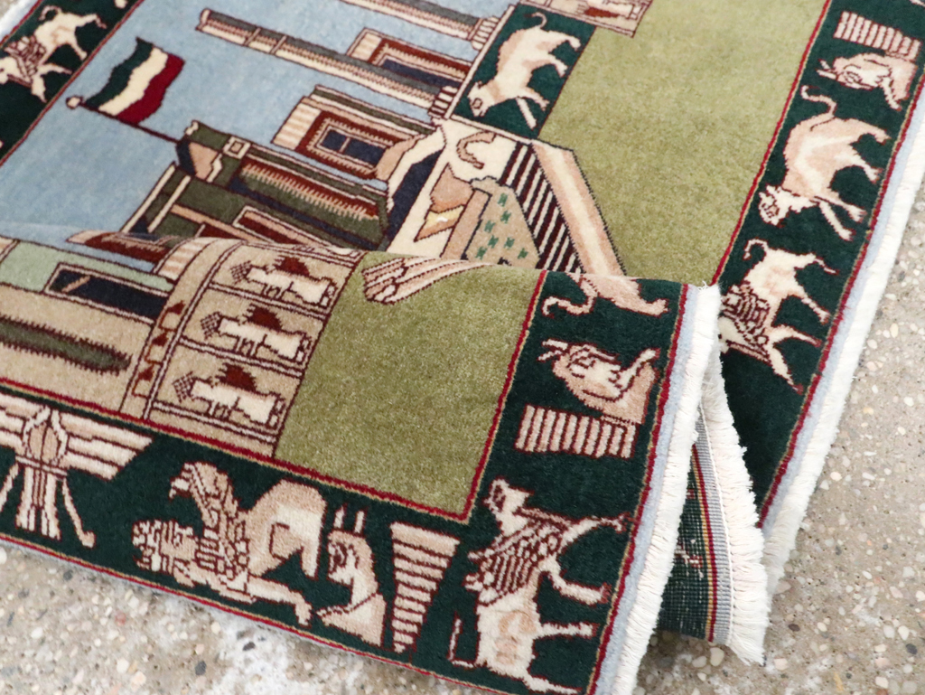 Vintage Persian Tabriz Rug, No.28315 - Gss