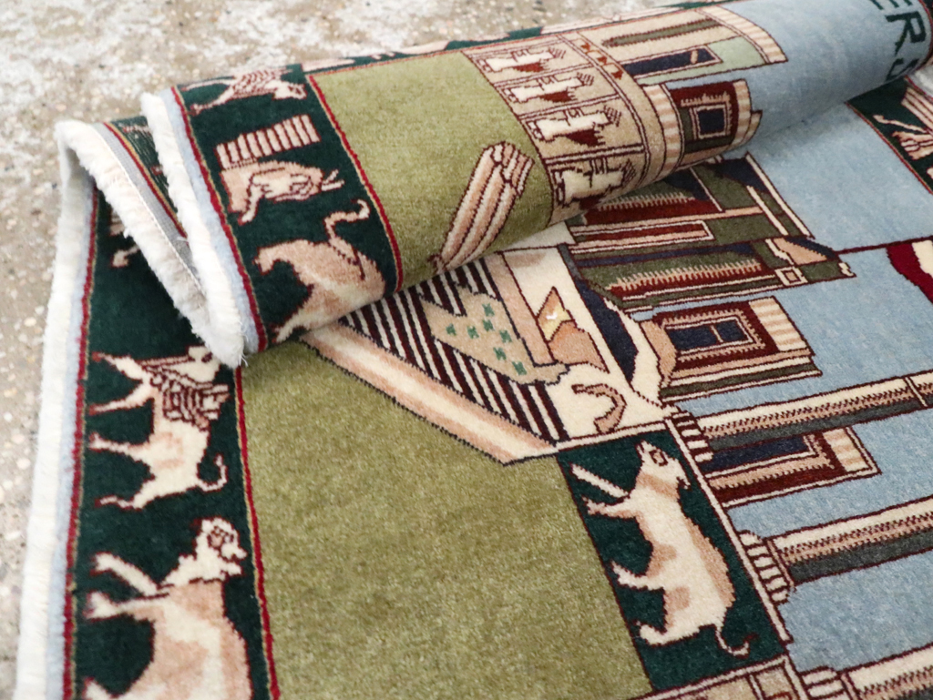 Vintage Persian Tabriz Rug, No.28315 - Gss