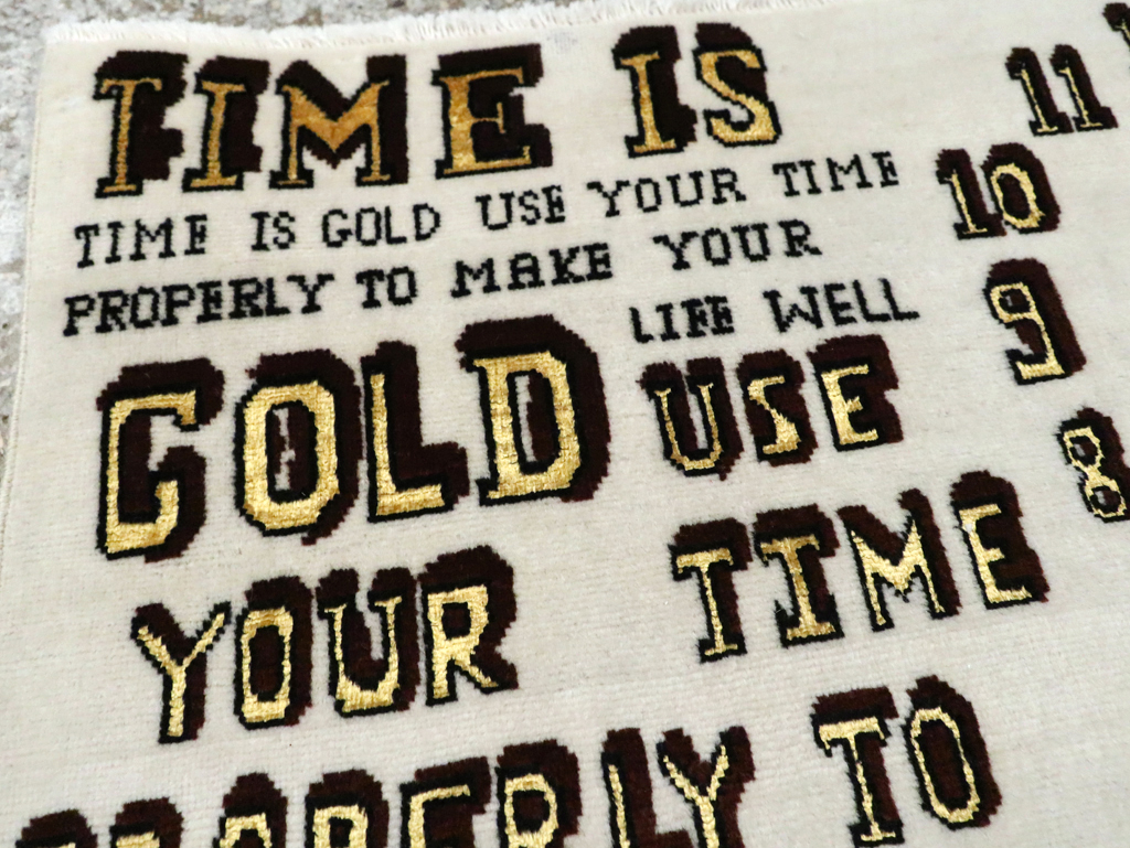 Vintage Persian Tabriz Rug, No.28318 - Gss