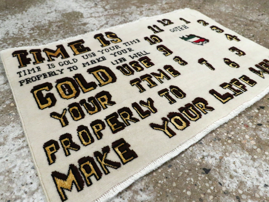 Vintage Persian Tabriz Rug, No.28318 - Gss