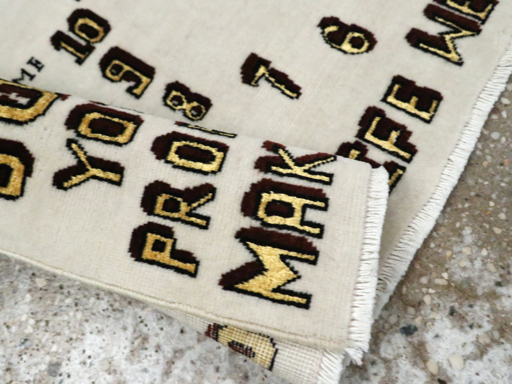 Vintage Persian Tabriz Rug, No.28318 - Gss