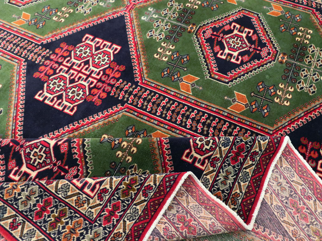 Vintage Turkoman Carpet, No.28323 - Gss