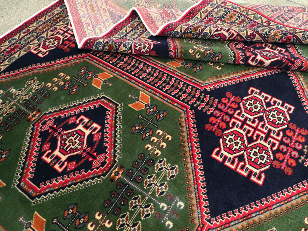 Vintage Turkoman Carpet, No.28323 - Gss