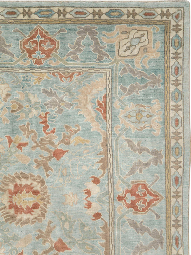 Modern Turkish Oushak Carpet, No.28332 - Gss