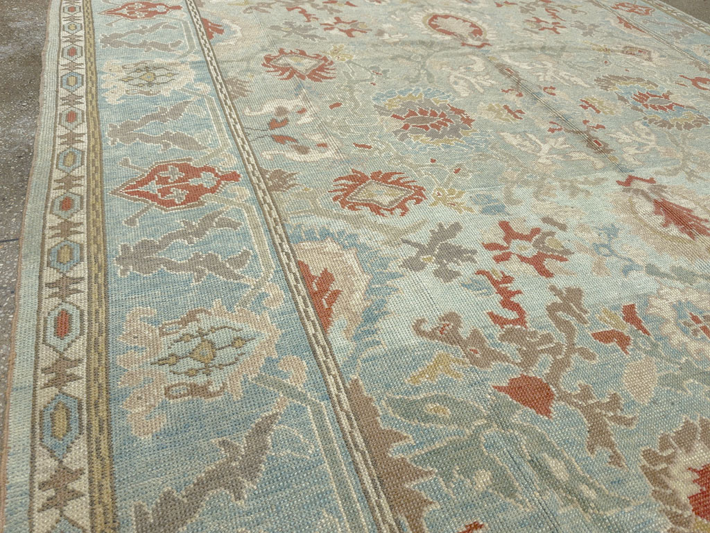 Modern Turkish Oushak Carpet, No.28332 - Gss