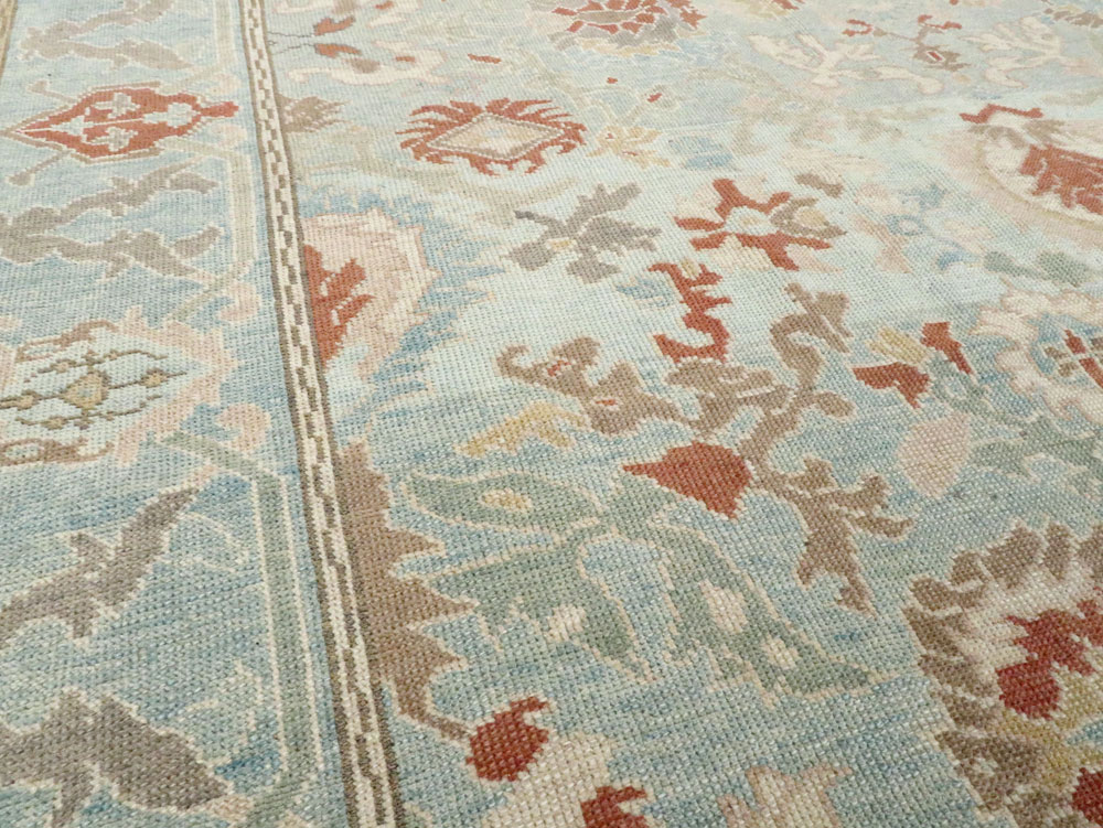 Modern Turkish Oushak Carpet, No.28332 - Gss