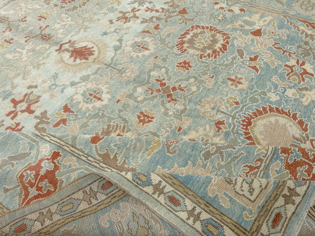 Modern Turkish Oushak Carpet, No.28332 - Gss