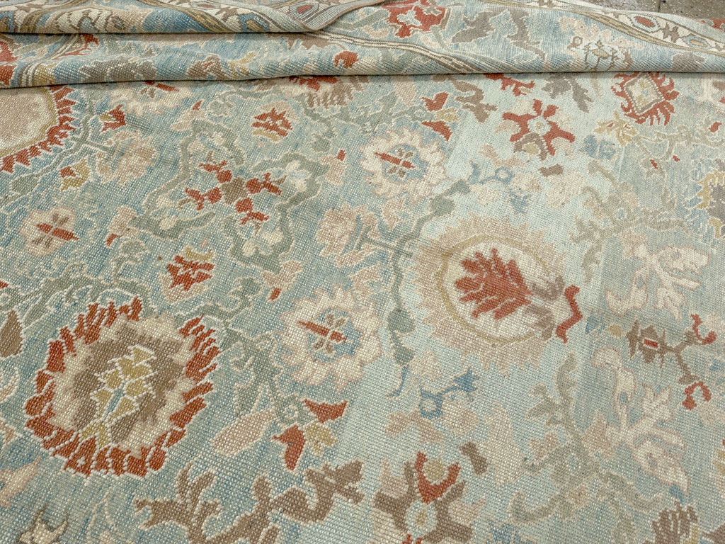 Modern Turkish Oushak Carpet, No.28332 - Gss