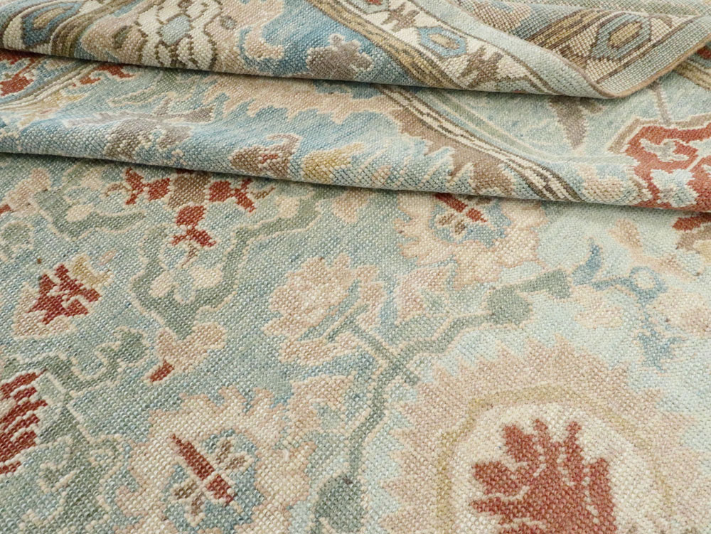 Modern Turkish Oushak Carpet, No.28332 - Gss
