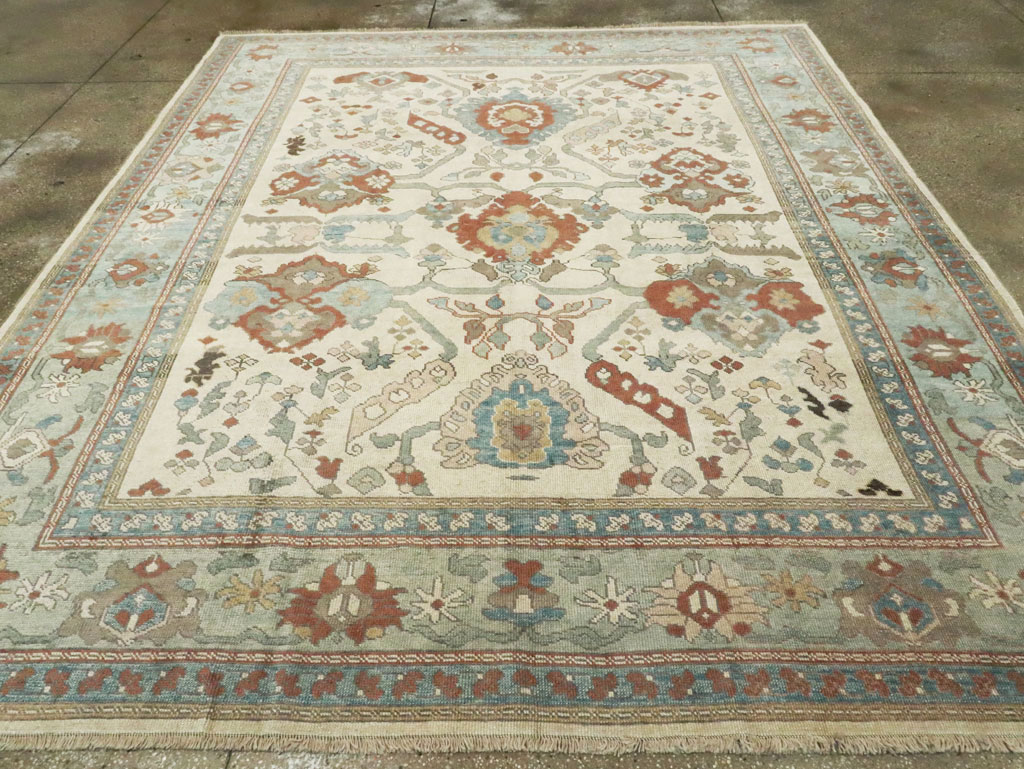 Modern Turkish Oushak Carpet, No.28338 - Gss