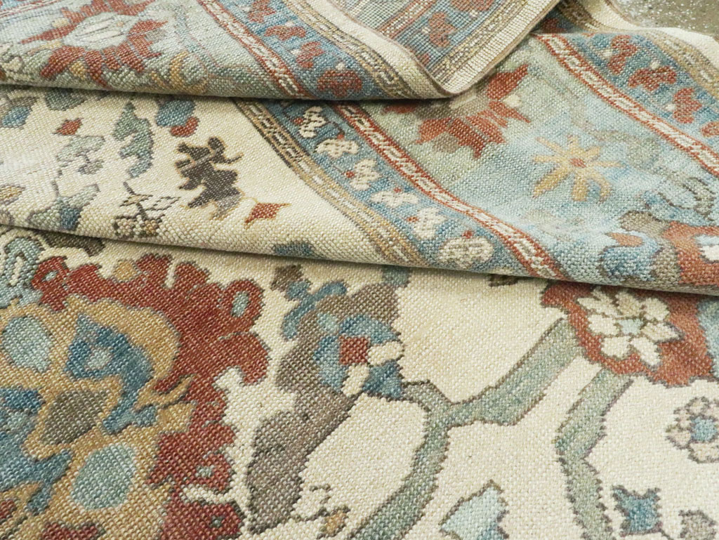 Modern Turkish Oushak Carpet, No.28338 - Gss