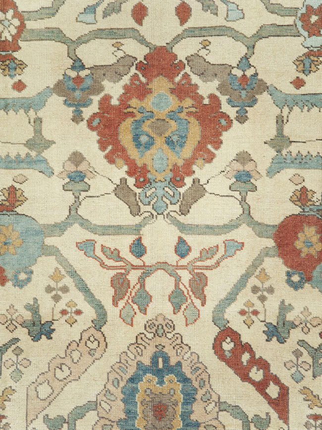 Modern Turkish Oushak Carpet, No.28338 - Gss