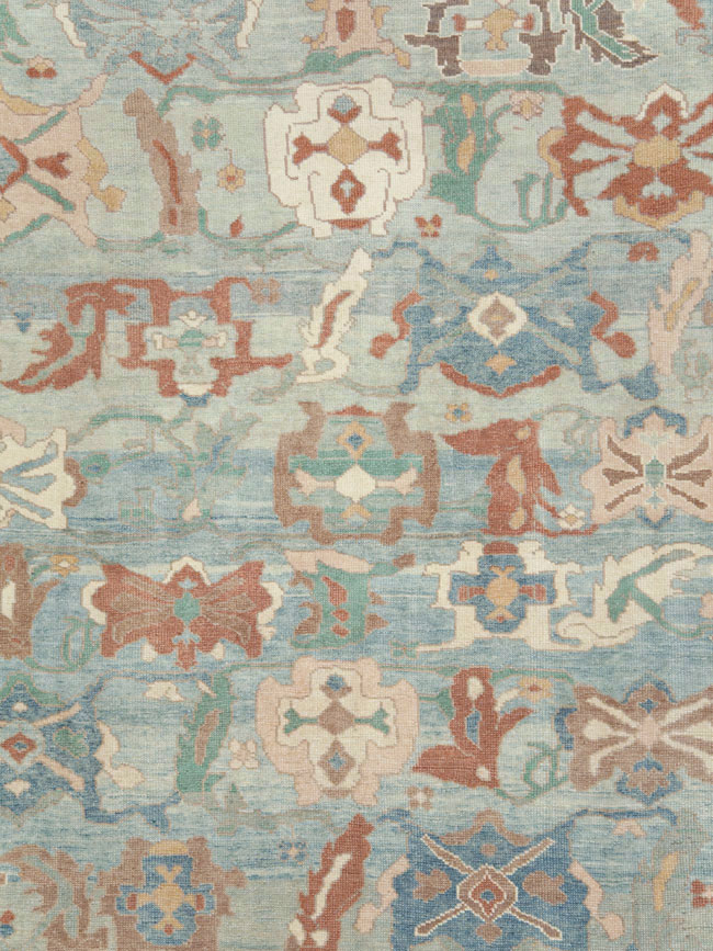 Modern Turkish Oushak Carpet, No.28340 - Gss