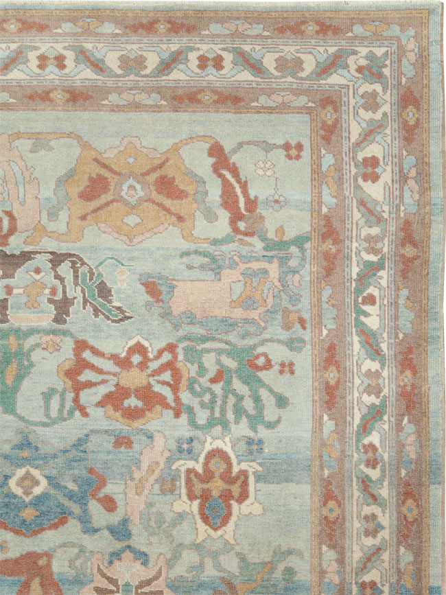 Modern Turkish Oushak Carpet, No.28340 - Gss