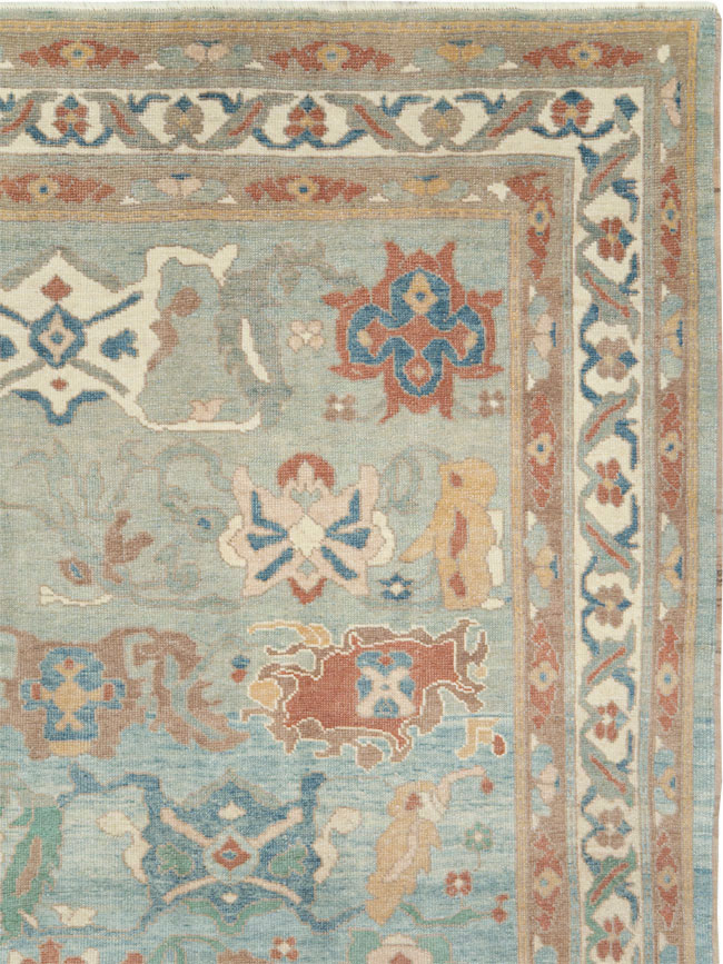 Modern Turkish Oushak Carpet, No.28340 - Gss